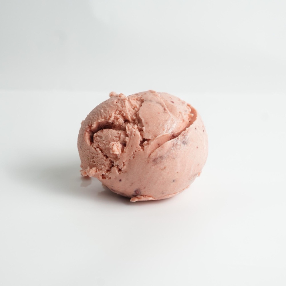 Summer Berries gelato scoop